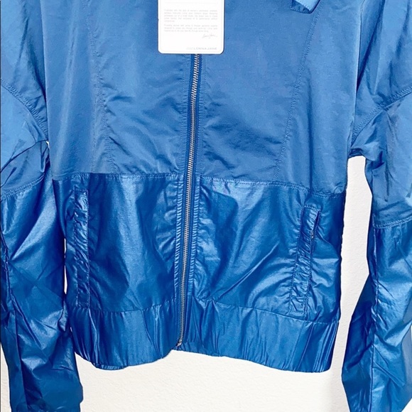 Lorna Jane Night Runner Blue Cosmic Dust Active Jacket - Picture 14 of 16